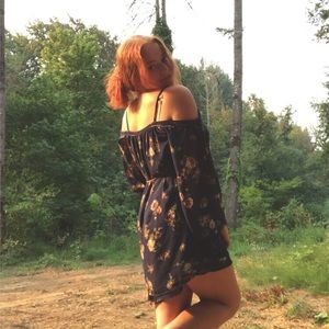 Medium dark blue dress beautiful